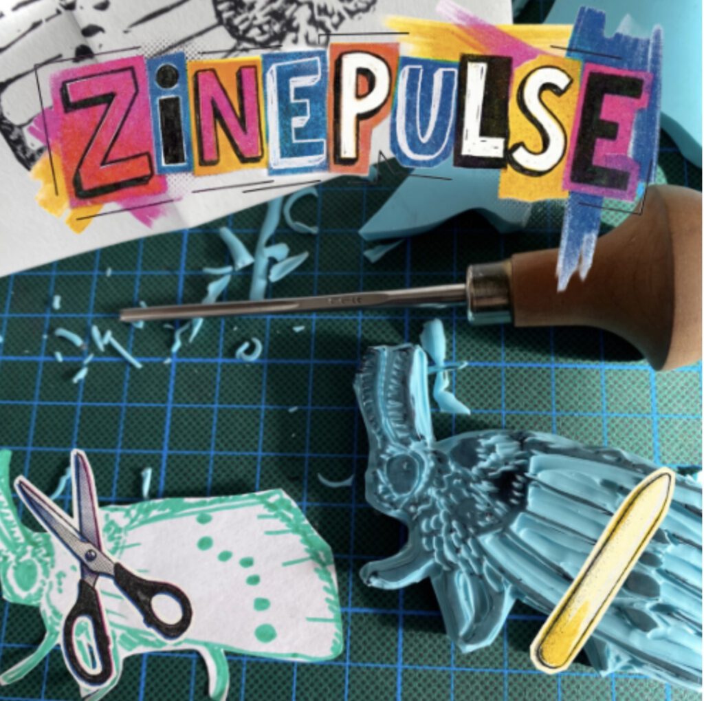 Linoldruck für Zines
